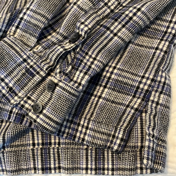 Madewell / Westland shirt in Dublin plaid cotton flannel size M - Picture 4 of 6